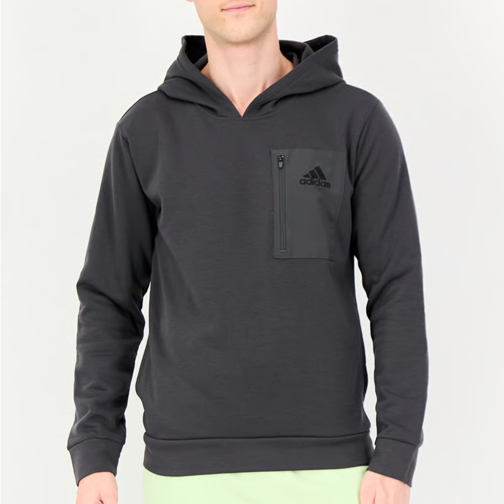 NWT Adidas gray classic pullover hoodie M